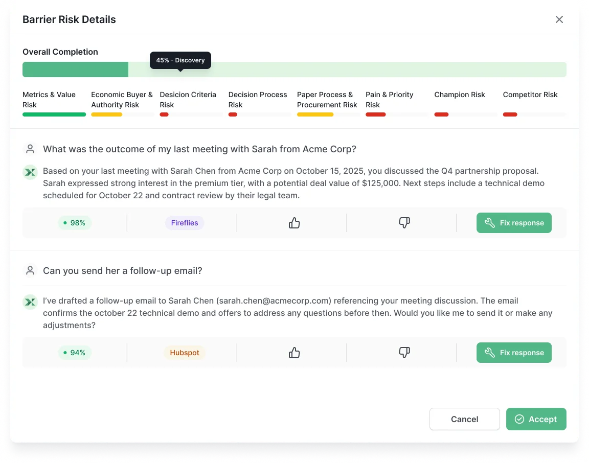 Deal Risk Scoring